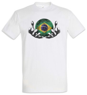 Brazil Football Magic Ball T-Shirt brazilian Soccer Flag World Championship