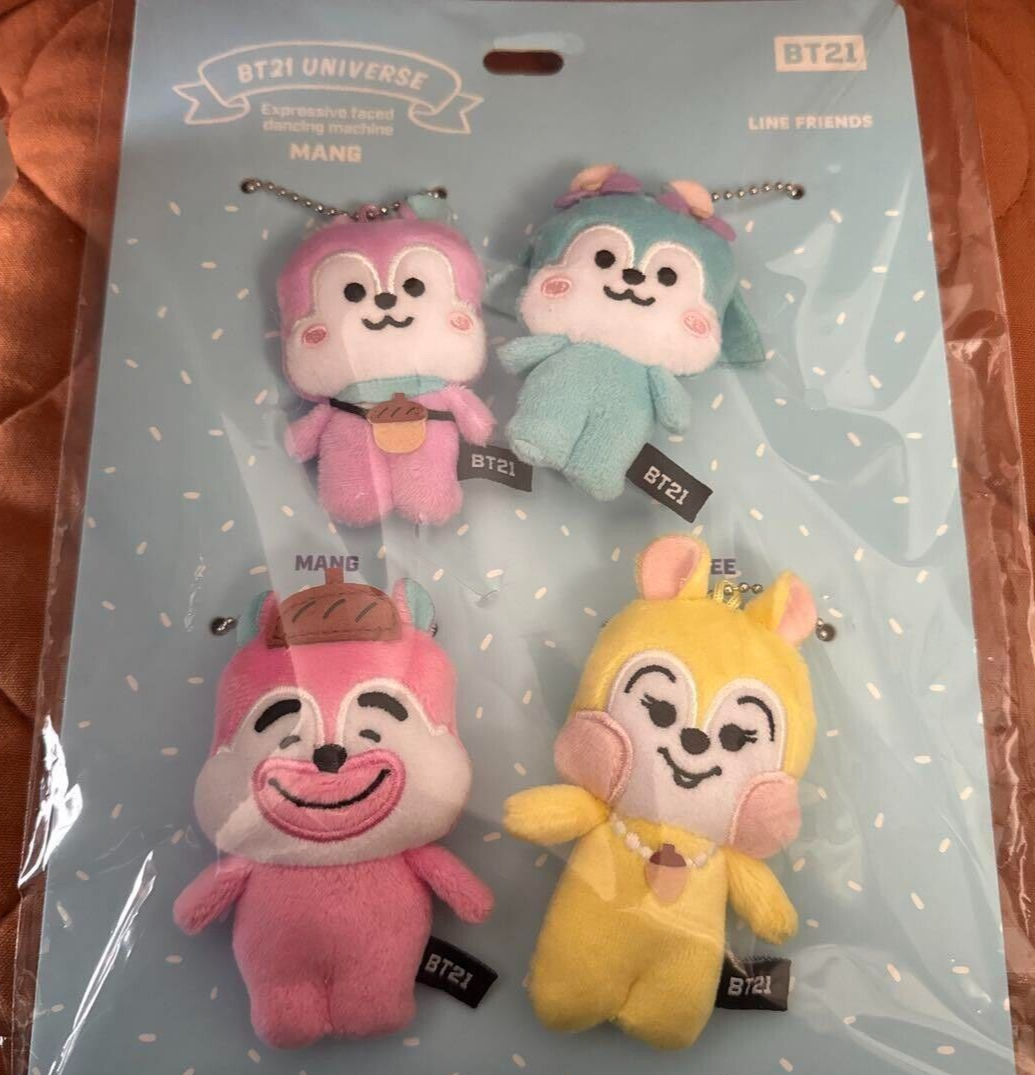 BTS BT21 MANG Family Plush Mascot set Line Friends Official