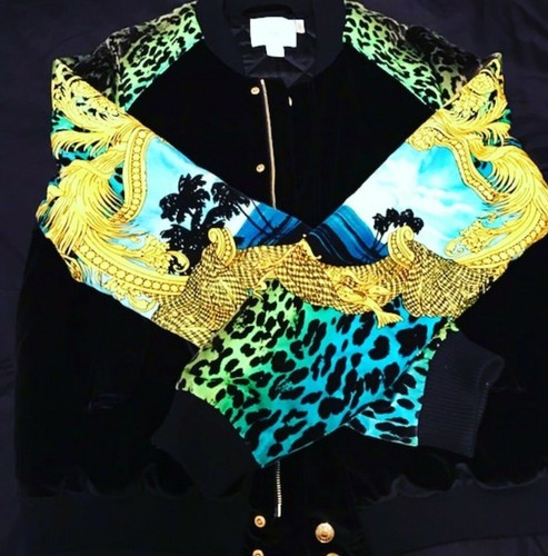 VERSACE 幾何学模様 ジャケット XL 90_1019438-