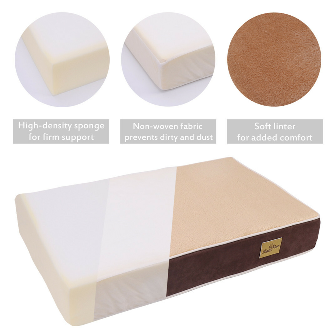 Premium Orthopedic Memory Foam Dog Bed Waterproof Pet Crate Jumbo Soft Mattress