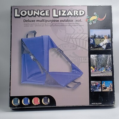 GREEN LOUNGE LIZARD MULTIPURPOSE OUTDOOR SEAT~chair camping stadium bleacher
