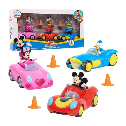 Disney Junior Mickey Mouse Deluxe Vehicle Set, Mickey Mouse