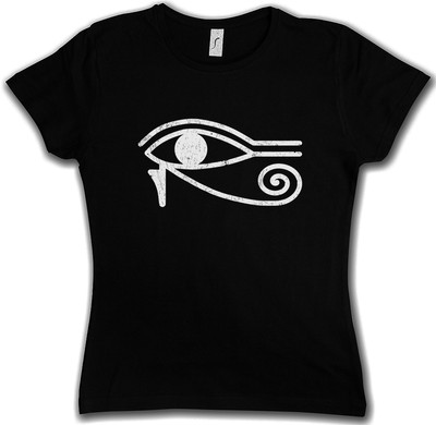 EYE OF RA I SIGN WOMAN T-SHIRT - Horus Falcon Sun Anubis Shirt Sizes S - 5XL