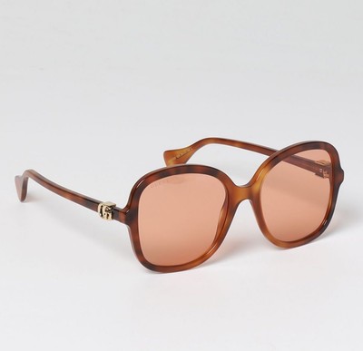 GUCCI GUCCI GG1178S-004 HAVANA HAVANA ORANGE SUNGLASSES
