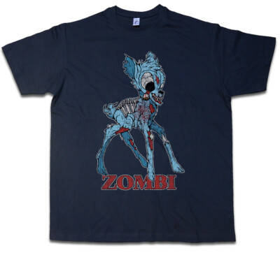 ZOMBI II T-SHIRT Deer Fun Dracula Vampire Bat Zombie Halloween Splatter Bambi