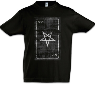 Tarot The Devil Kids Boys T-Shirt Card Cards Symbol Sign Logo Chariot Satan