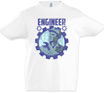 Engineer II Kids Boys T-Shirt Engineer Construction Supervisor Site Manager