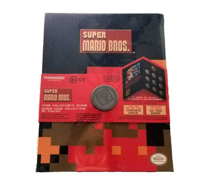 Nintendo Super Mario Bros Coin Collectors Album by ThinkGeek NOS