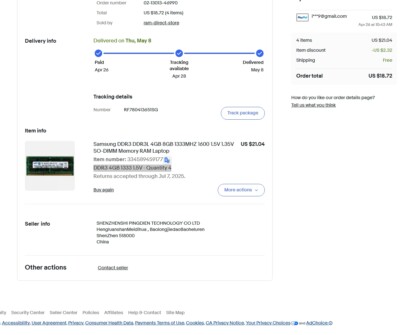 Foto dell'oggetto di un acquirente verificato