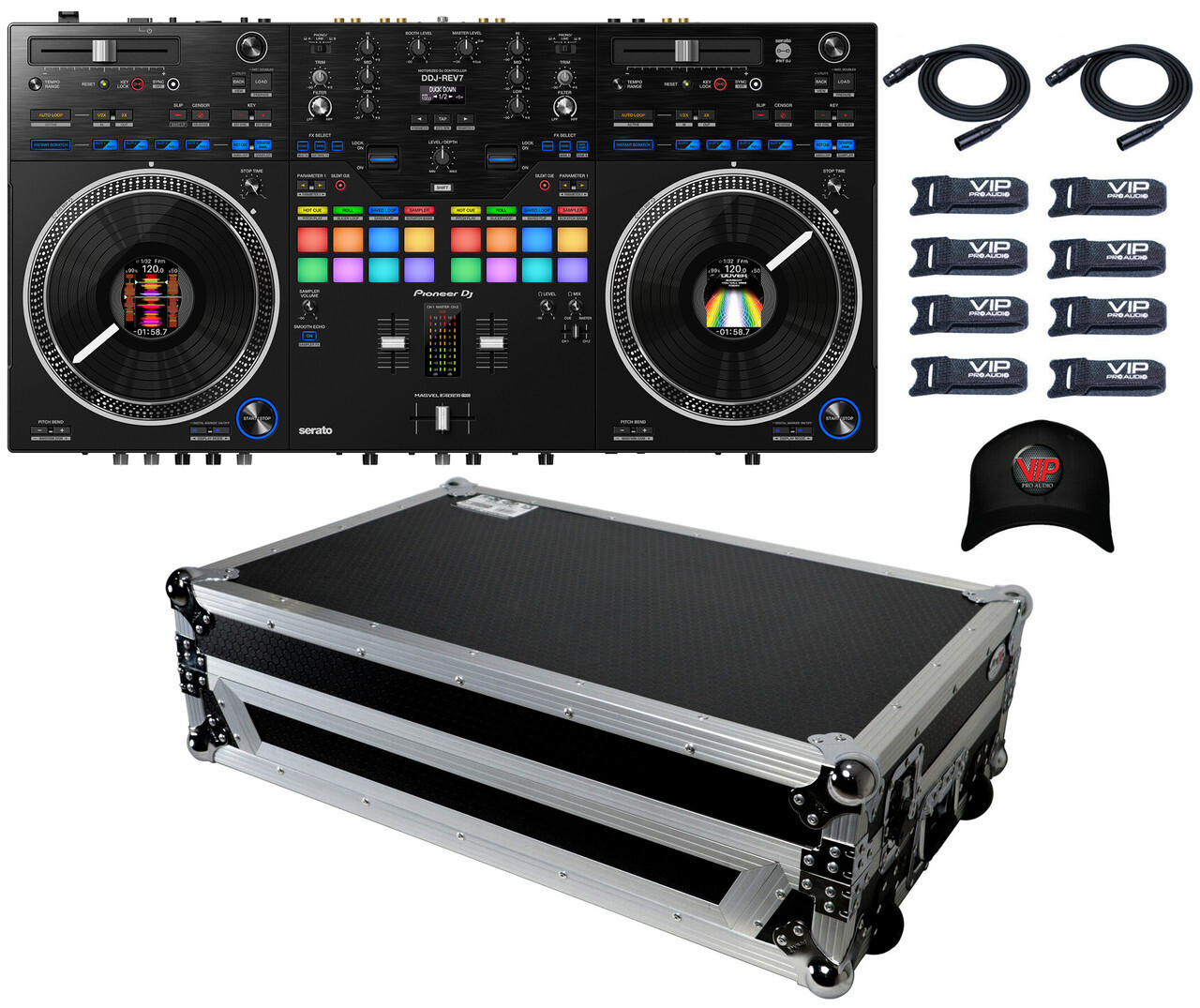 Pioneer DDJ-REV7 Scratch-Style DJ Controller For Serato DJ