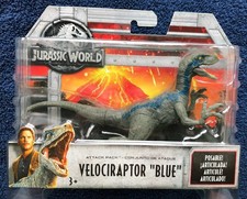 jurassic world attack pack velociraptor blue figure