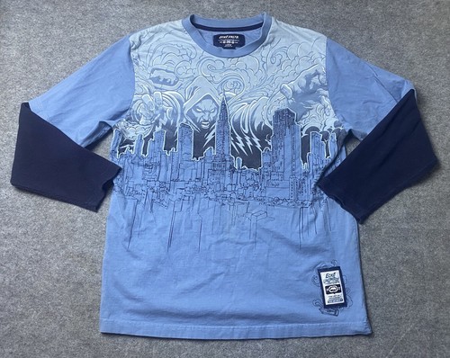 トップス ECKO UNLTD All Over Pattern Shirt Vintage ecko unlimited all over print skull mall | Depop