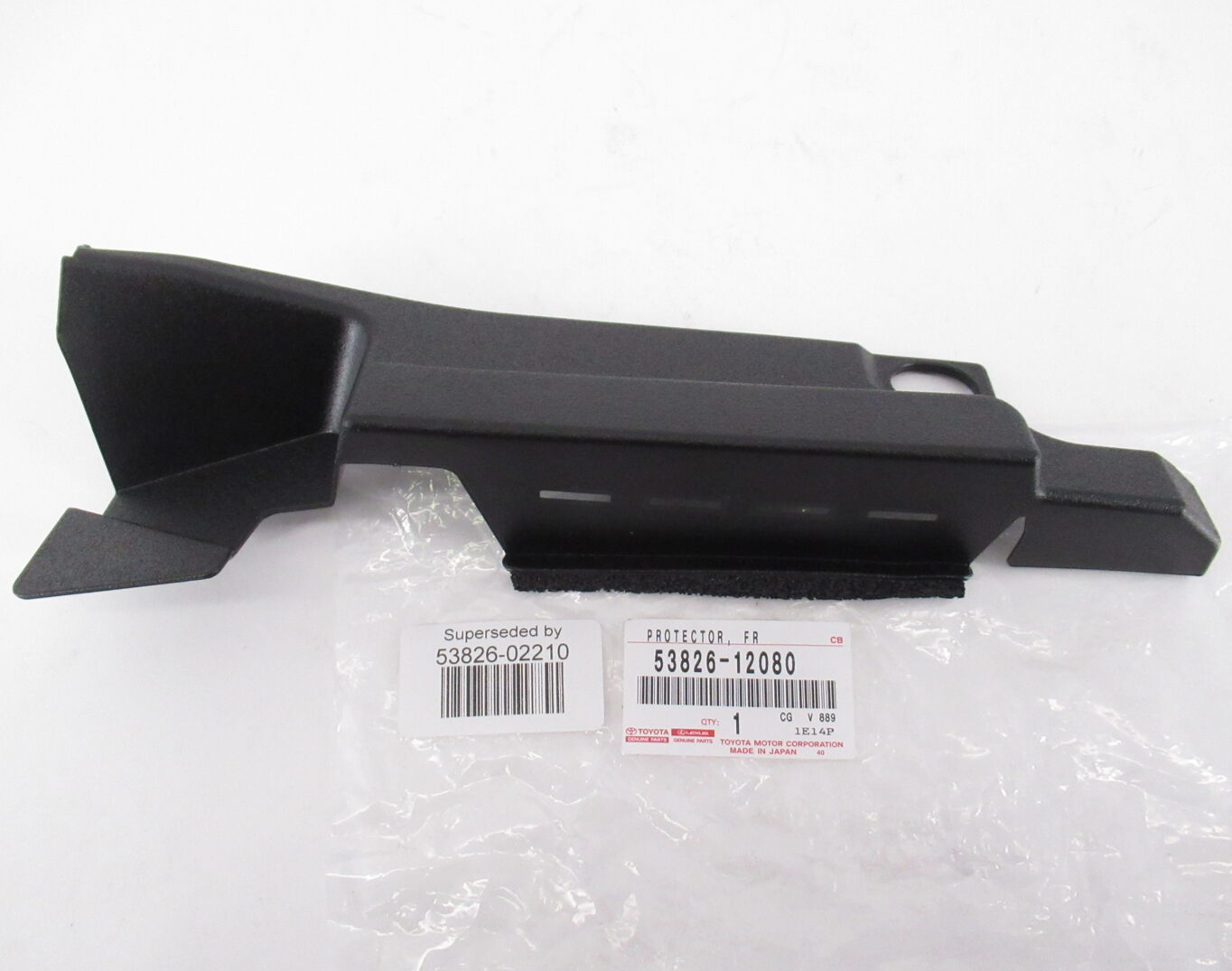 Genuine OEM Toyota 53826-02210 Driver LH Front Fender Protector