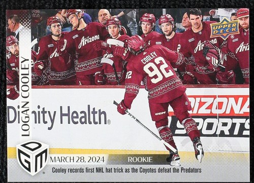 2023-24 Upper Deck Game Dated Moments - Logan Cooley #79