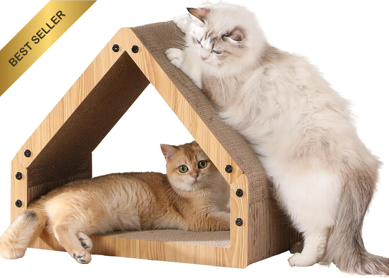 Cat Scratcher, Cardboard Cat Scratcher House, Cat Scratch Pad, Protecting Furnit