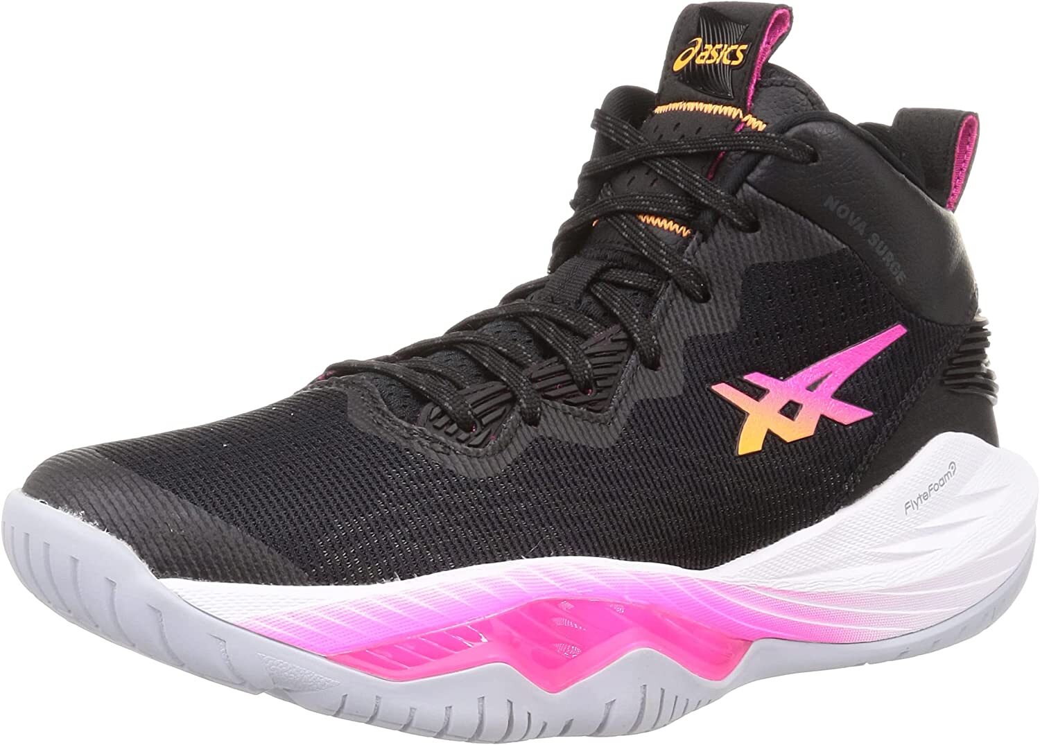 Asics Basketball Shoes NOVA SURGE 2 1061A040 Black Pink With