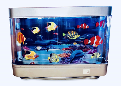 Lightahead Artificial Tropical Fish Aquarium Decorative Lamp Virtual Ocean in A