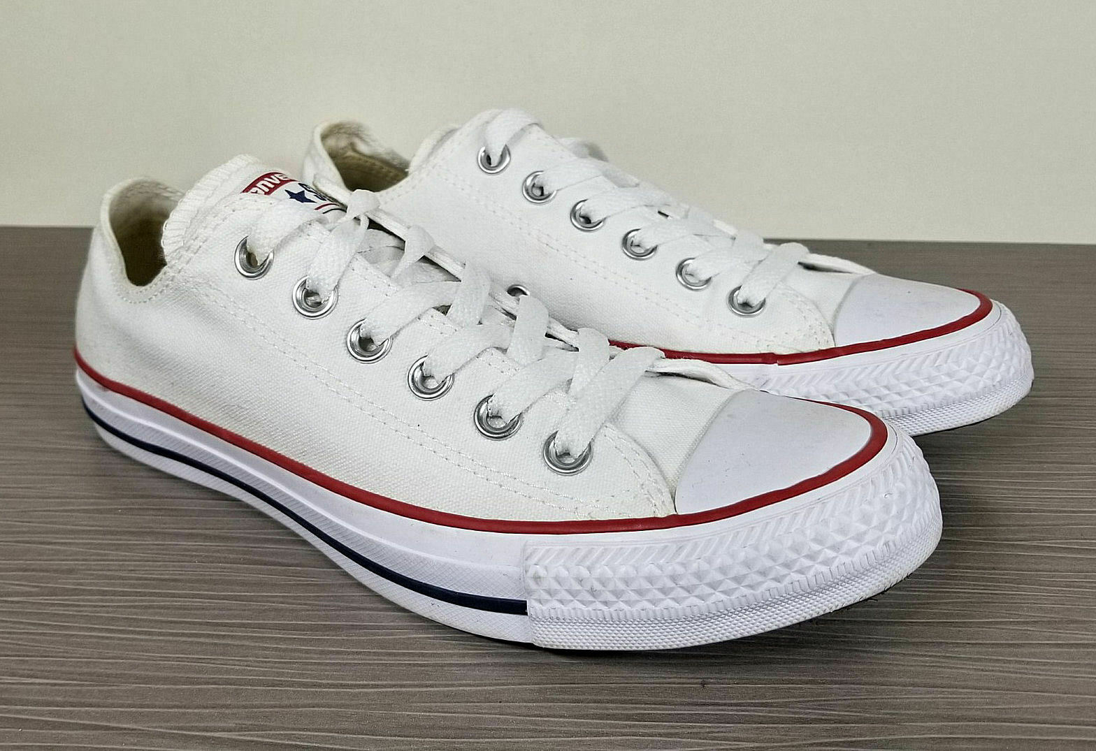 Converse All Star Ox Sneaker M7652C, Optical White, Womens Size 7