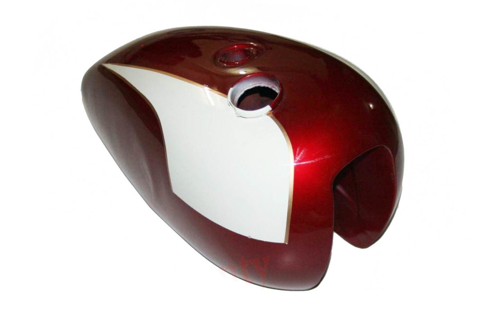 Fits Triumph T140 Bonneville Cherry Red Cream Petrol Fuel Tank Bonnie 