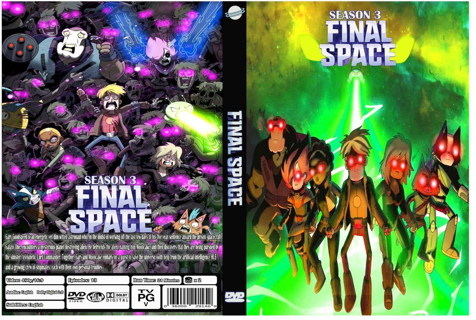 Final Space Series Season 3 and Episodes 1 to 13 with Final Space Series Season 3 and Episodes 1 to 13 with
