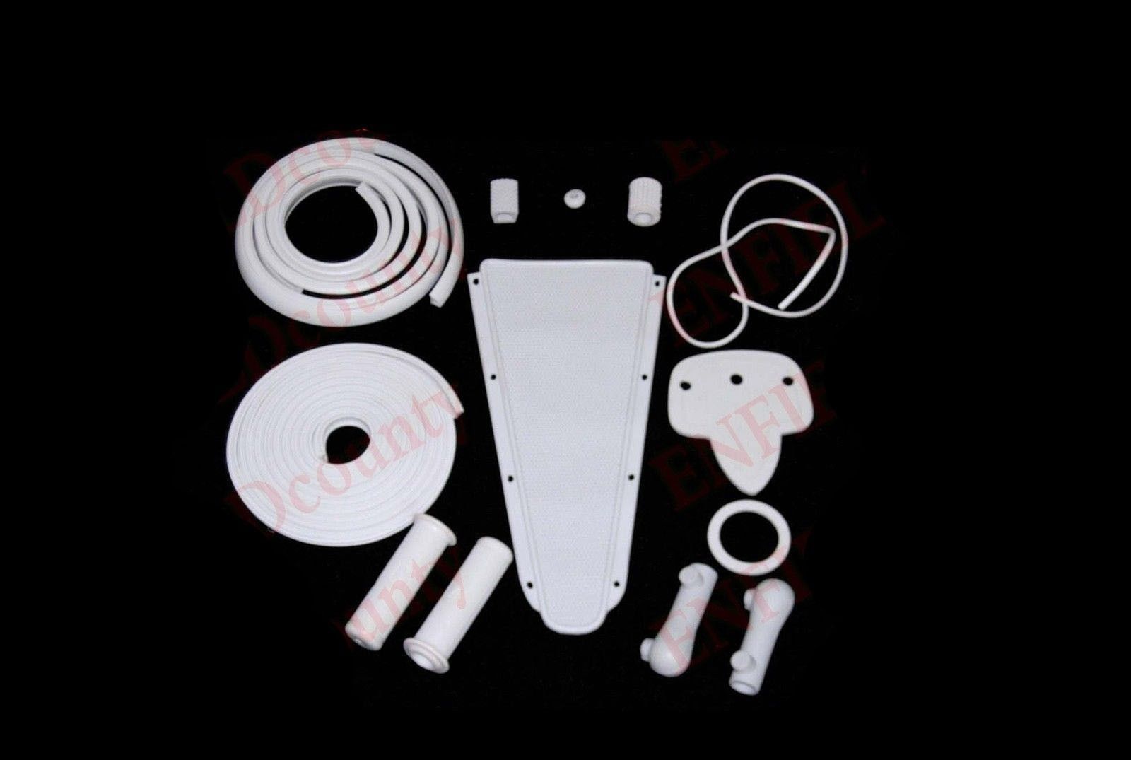 Vespa Complete Body Rubber Kit Grey Colour VBB VNB Sprint Super Sportique 