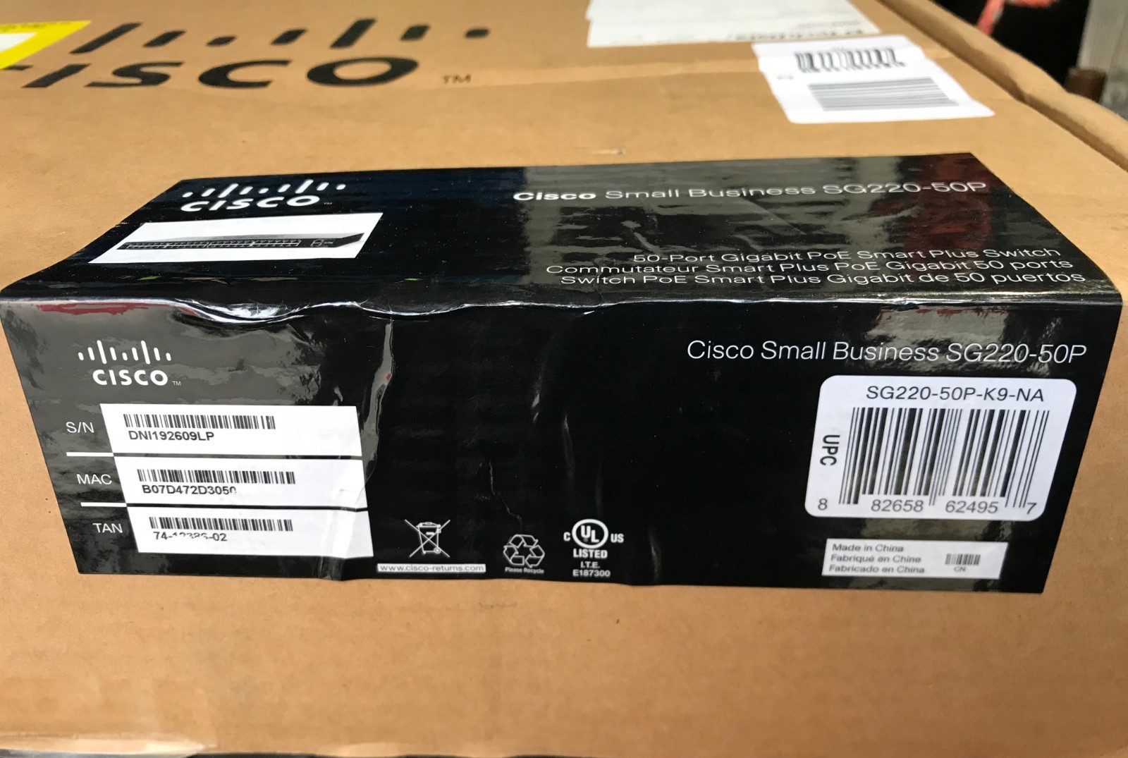 CISCO SYSTEMS 50-Port PoE Smart Switch (SG22050PK9NA)