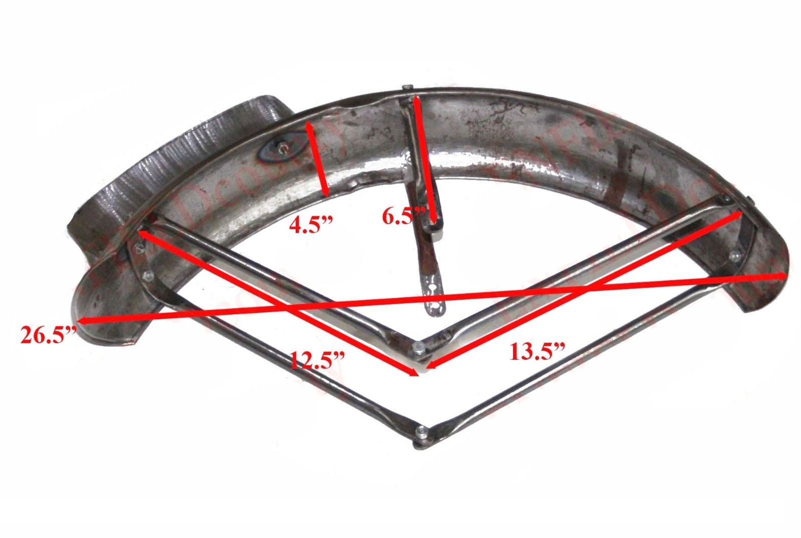 BSA Goldstar Front & Rear Mudguard Set With Complete Fitting & Number Plate 