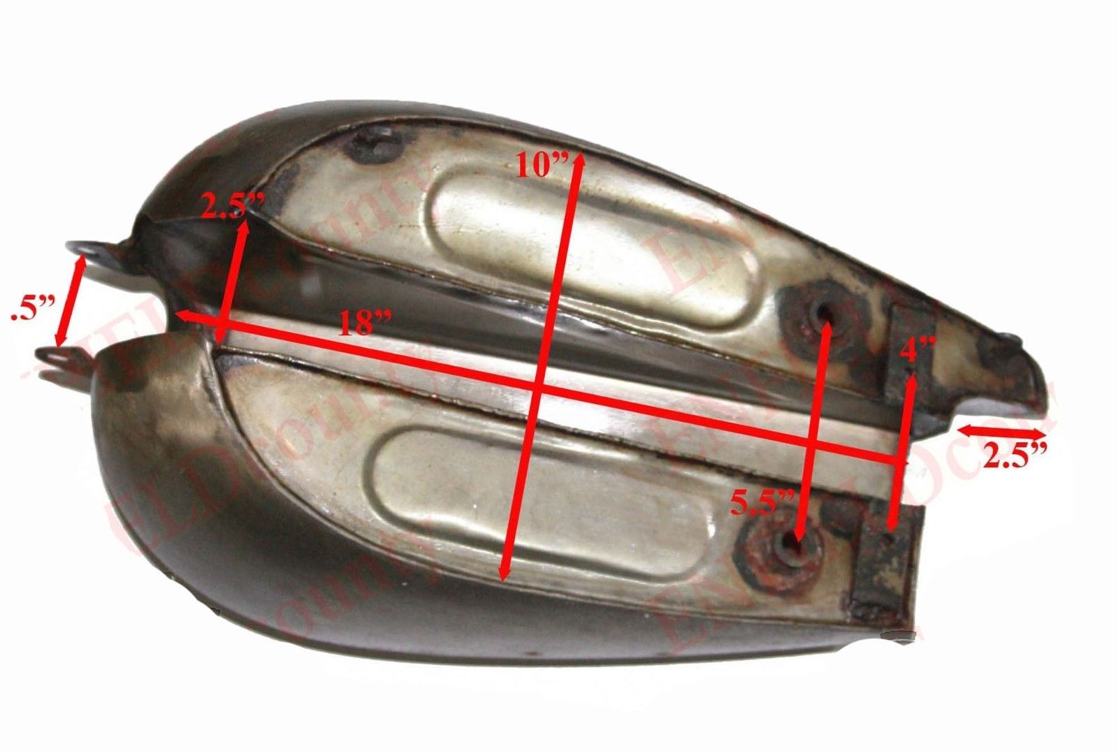 New 1930s BSA M20 Petrol Fuel Tank Raw Bare Metal Ready to Paint or Chrome  