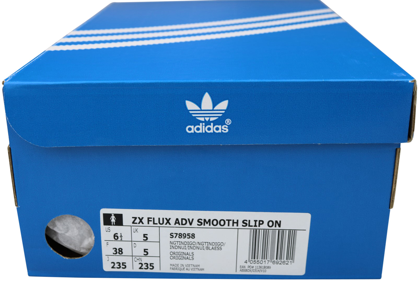 adidas flux smooth blau