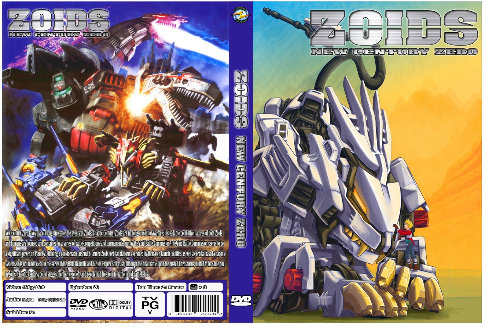 Zoids New Century Zero Anime Complete Serie Episodes 1-26 Zoids New Century Zero Anime Complete Serie Episodes 1-26