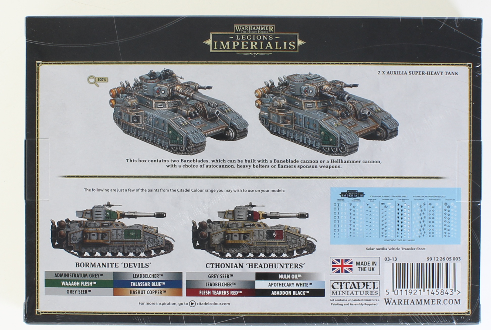 Warhammer 40,000 Baneblade プラモデル $_57.JPG?set_id=880000500F