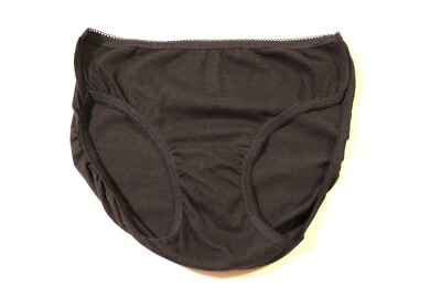 Faded Glory Ladies Bikini, Package of 3, Size S/5, Color Black, New with Tags