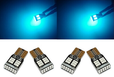 2 Front + 2 Rear Camaro side marker led 194 light bulbs Super Bright 3014 Series