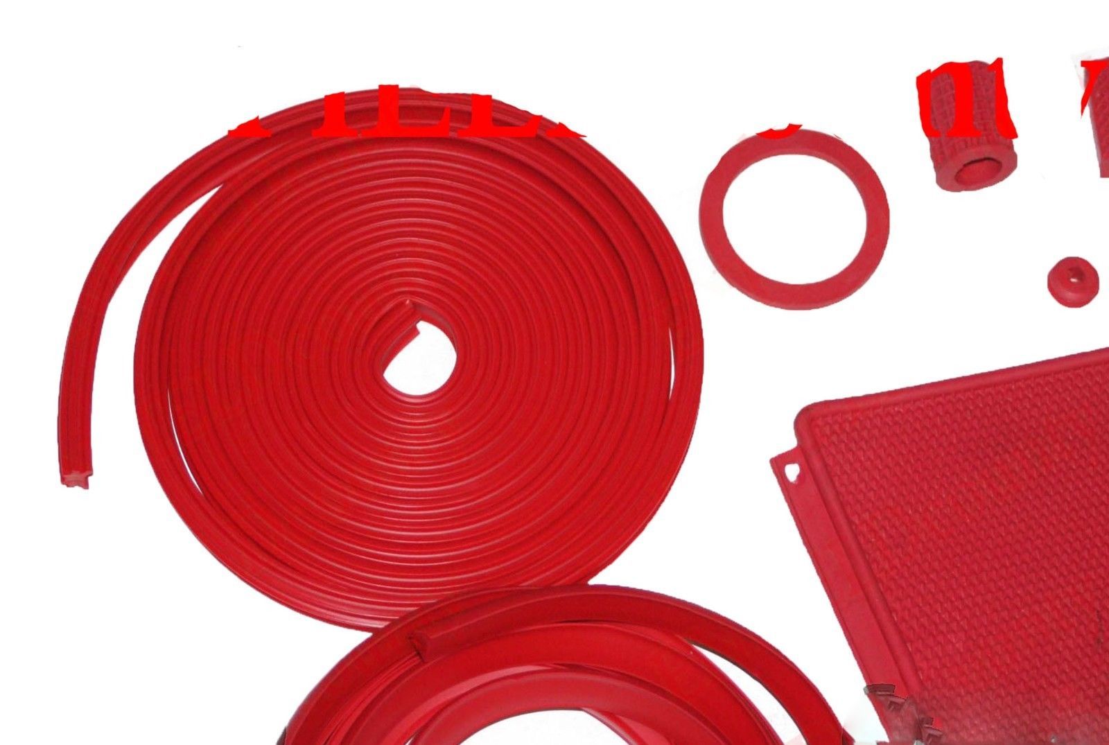 Vespa Body Rubber Kit Complete Red Colour VBB VNB Sprint Super Sportiqu  