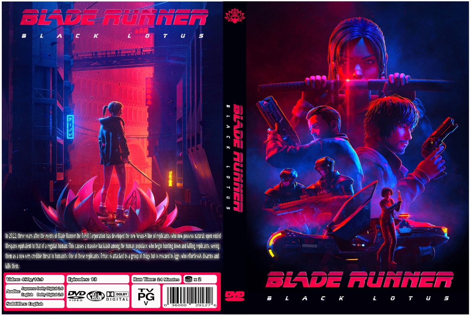 海外ドラマ [ブレードランナー：ブラックロータス] Blu-ray Blade Runner: Black Lotus (2021 - 2022)