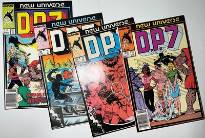 DP7 LOT OF 4: #1 #2 #3 #4 New Universe Marvel Comics BRONZE ERA