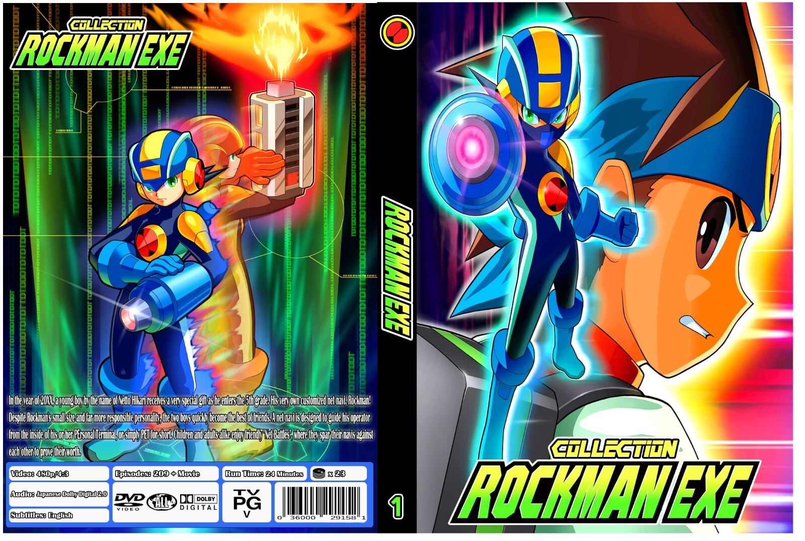 Rockman.EXE(MegaMan NT Warrior) Anime Series Collection