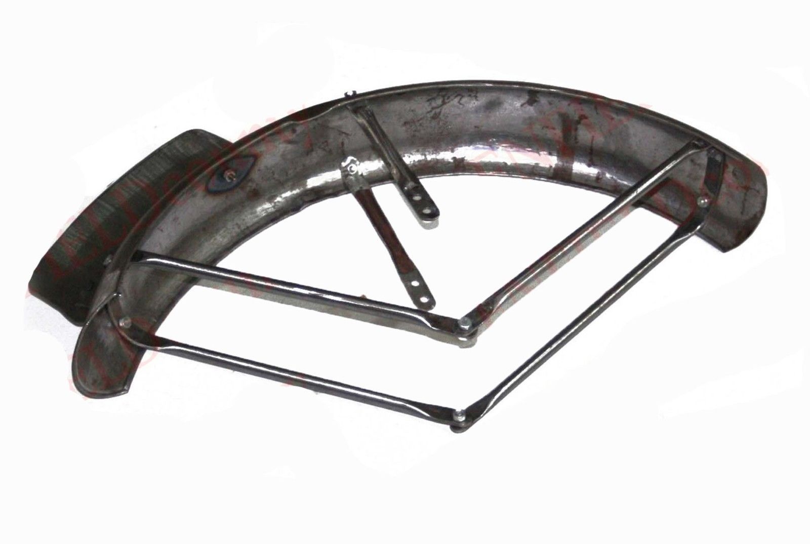 BSA Goldstar Front & Rear Mudguard Set With Complete Fitting & Number Plate 