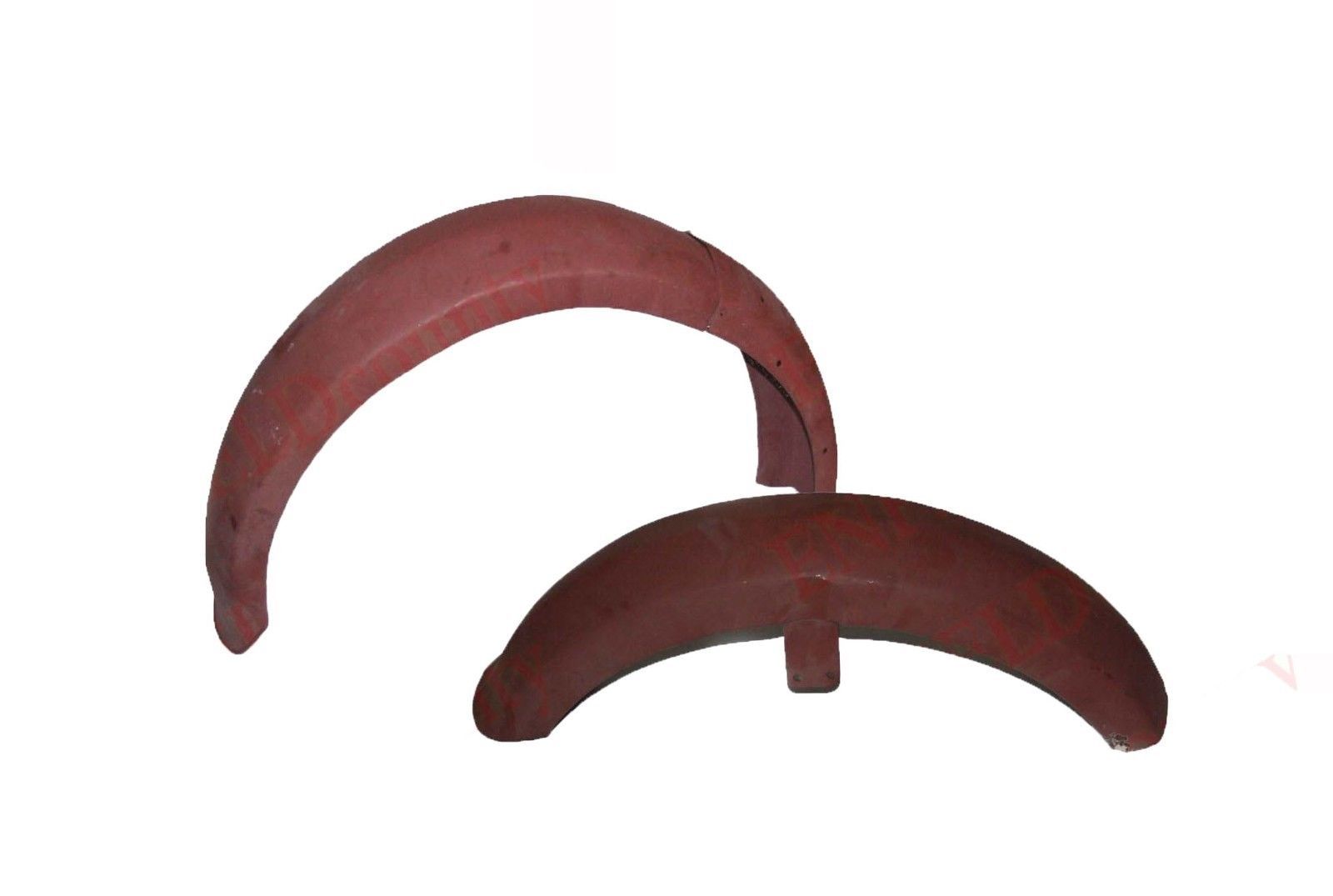 For Norton Dominator Model 7 500 Raw Plunger Frame Front & Rear Mudguard Set 
