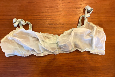 Luxury Brand Araks Bralette M Semi Sheer Silk NWOT