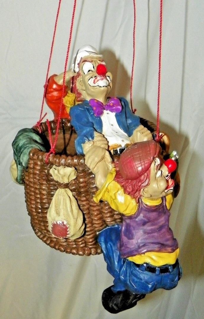 VERONESE TRIO CLOWN IN AIR BALLOON 1993- VERY RARE FIND!!