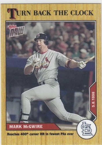 2020 Topps Now Turn Back the Clock - Mark McGwire #39