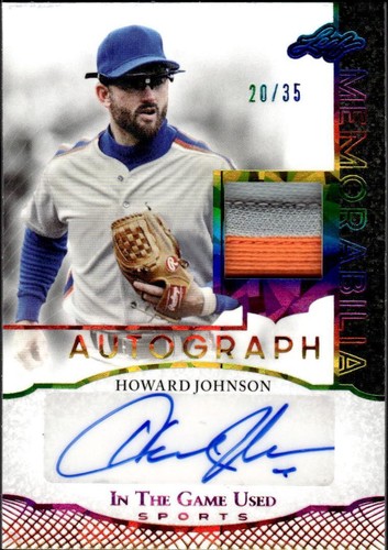 2024 Leaf in the Game Used Sports - Howard Johnson #IGA-HJ1