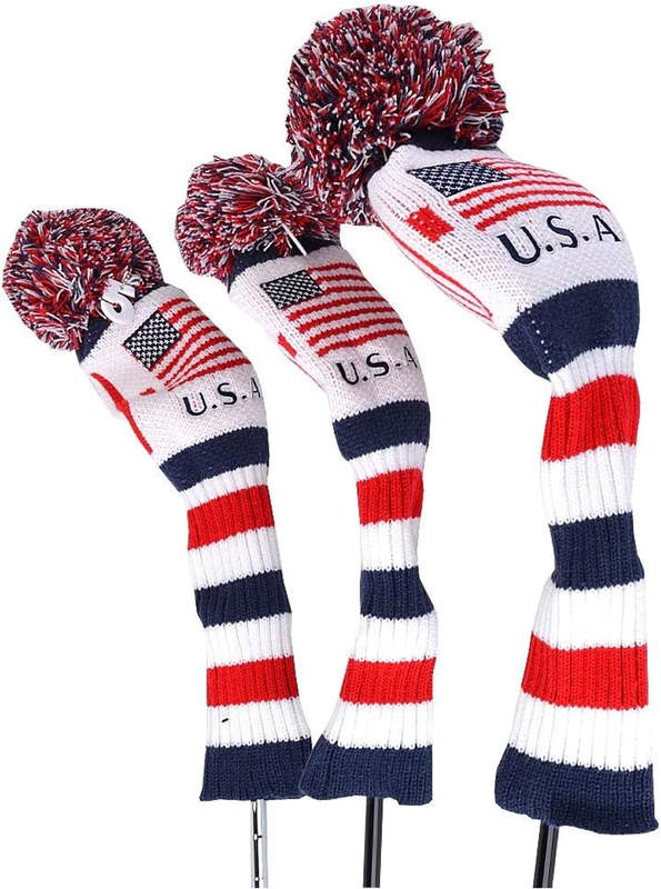 Head Covers For Driver And Fairway Woods American Usa Flag P