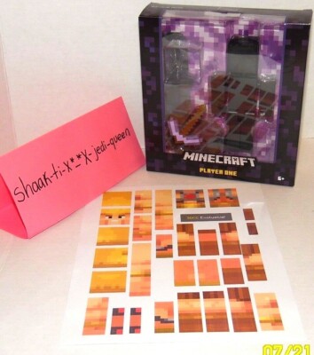 SDCC COMIC 2016 MATTEL MINECRAFT SURVIVAL MODE PLAYER ONE ~HE-MAN~ FIGURE
