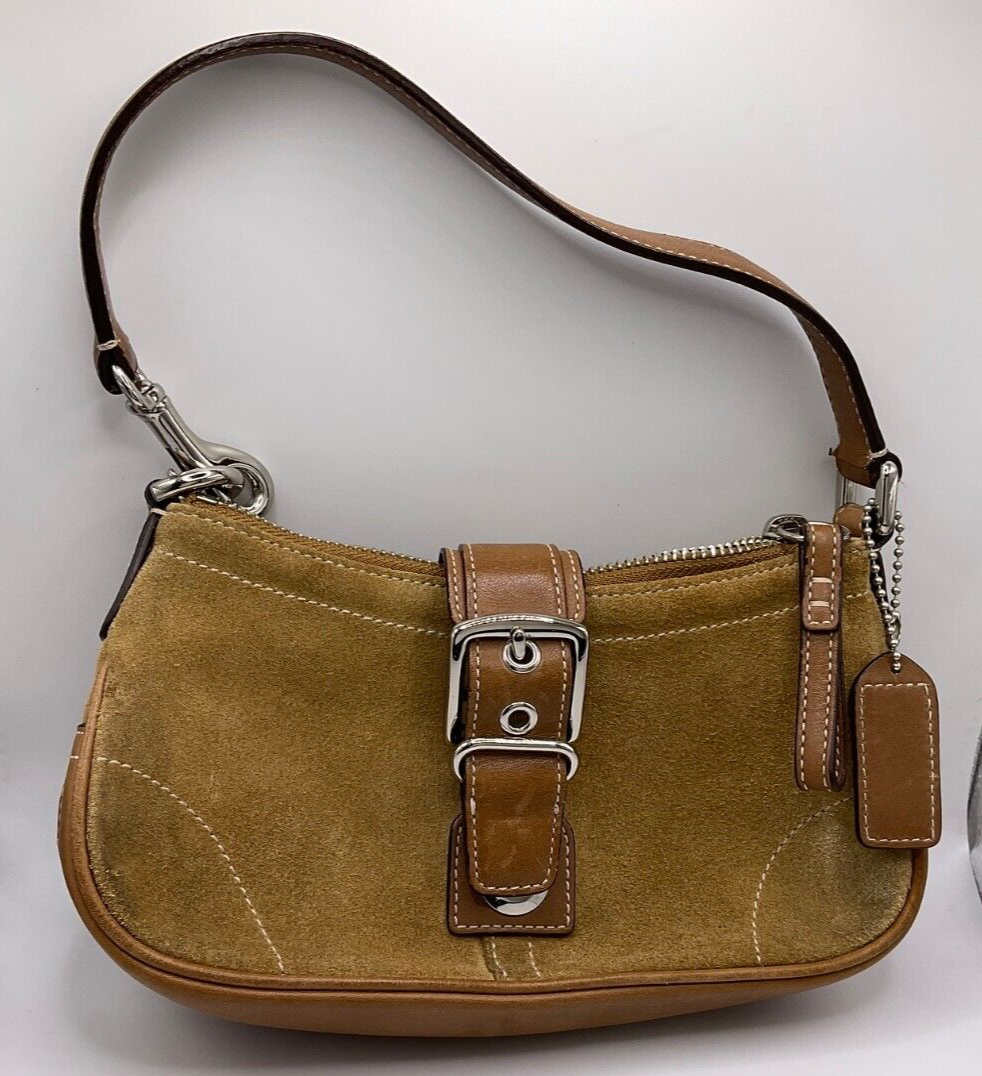 vintage coach old Suede Boston ミニボストン 茶 vintage coach old mini Boston 茶 - メルカリ