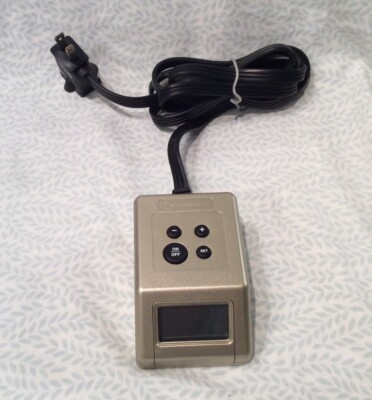 Intermatic Model TB121 Digital Tabletop Programmable Timer w/2 On-Off Settings