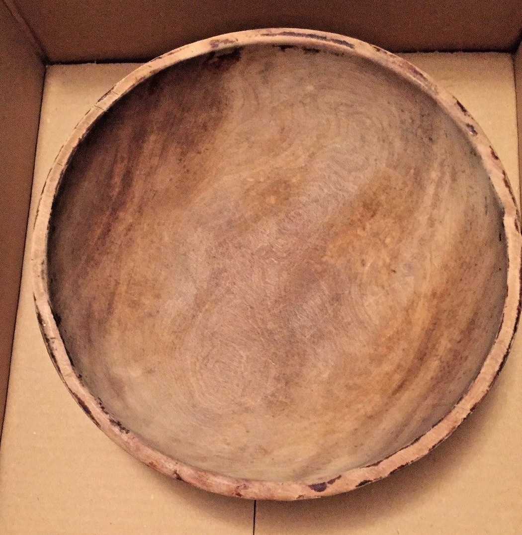 Vintage Wooden Hat Brim Block Mold ~No Markings