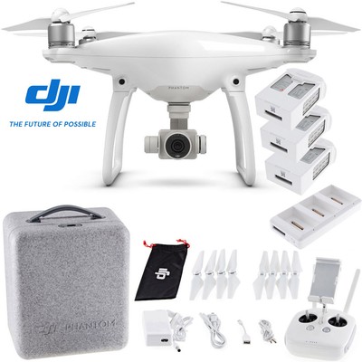 DJI Phantom 4 Quadcopter w 2 Extra Batteries 40Total 3 batteries41  Charging Hub