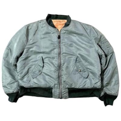 AMERICAN インディアン MA-1ジャケット シルバー グレー AMERICAN インディアン MA-1ジャケット シルバー グレー Amazon